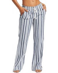 Roxy - Oceanside Yarn Dye Pants - Lyst