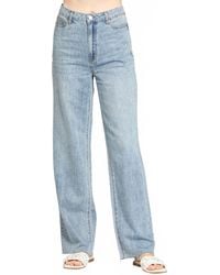 Apny - Feather Weight Wide Leg Jean - Lyst