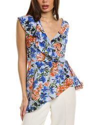 Tahari - The Sloane Silk Blouse - Lyst