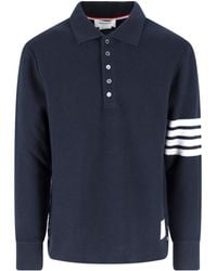 Thom Browne - Cotton Polo Shirt - Lyst