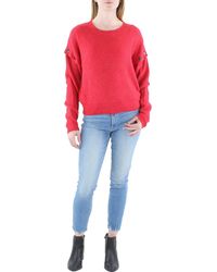 DKNY - Drop Shoulder Crewneck Pullover Sweater - Lyst
