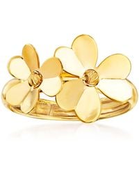 Ross-Simons - Italian 14Kt Flower Ring - Lyst