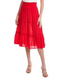 Vince Camuto - Tiered Maxi Skirt - Lyst