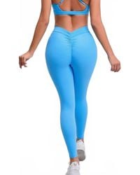 Rockstar Peach - Pull On V Back Leggings - Lyst