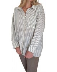 Things Between - Sabrina Long Sleeve Button-Down Top - Lyst