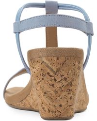 Style & Co. - Mulan T-strap Man Made Wedge Sandals - Lyst