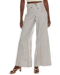 XCVI - Blanc Wide Leg Linen Pant - Lyst