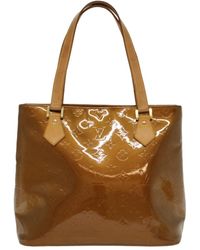 Louis Vuitton - Houston Patent Leather Tote Bag (pre-owned) - Lyst