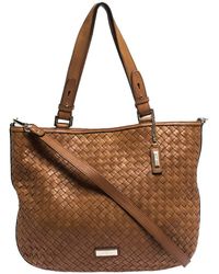 Cole Haan - Woven Leather Tote - Lyst