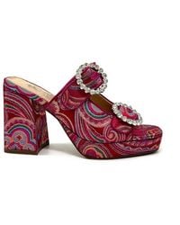 Exe' - Luna Block Heel Sandal - Lyst