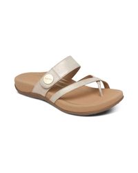 Aetrex - Izzy Adjustable Slide Sandal - Lyst