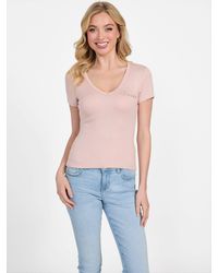 Guess - Frankie Logo Tee - Lyst