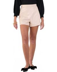 Emily Mccarthy - Tailored Vegan Leather Short - Lyst