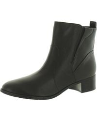 Easy Spirit - Leather Ankle Booties - Lyst