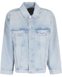 Agolde - Evin Jacket Scroll Cotone Organico Giubbotto - Lyst