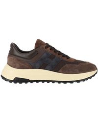 Hogan - Hyperlight Suede-Leather Low-Top Sneakers - Lyst