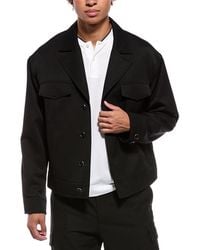 Helmut Lang - Wool-Blend Utility Jacket - Lyst