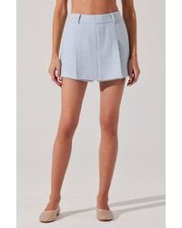 Astr - Jhene Tweed Pleated Skort - Lyst