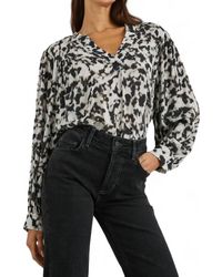Rails - Fable Long Sleeve Print Blouse - Lyst