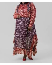 Just Bellina - Maxi Leopard Skirt - Lyst