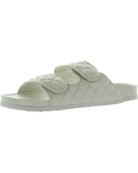Madden Girl - Bria Faux Leather Slip-On Slide Sandals - Lyst