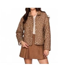 Storia - Floral Quilted Jacket - Lyst