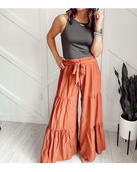 Eesome - Naomi Wide Leg Tiered Pant - Lyst