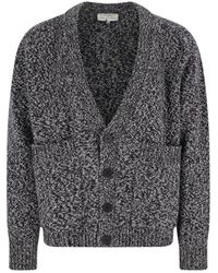 Studio Nicholson - Textured Multicolour Knit Sweater With Ribbed Cuffs - Lyst