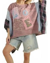 Oli & Hali - Caroline Love Patchwork Top - Lyst