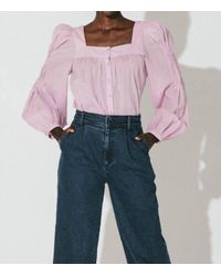 Cleobella - Darla Puff Sleeve Blouse - Lyst