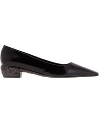 Ferragamo - Ferragamo Riace Laminated Leather Pumps, Size 7 C - Lyst
