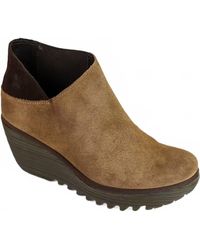 Fly London - Yego Wedge Ankle Bootie - Lyst