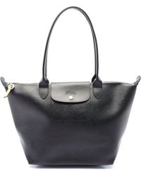 Longchamp - Le Pliage City L Tote Bag Canvas Leather - Lyst