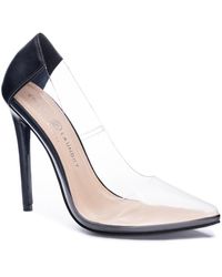 Chinese Laundry - Saleena Perforated Pointed Toe Pumps - Lyst