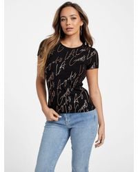 Guess Factory - Fanny Logo Tee - Lyst