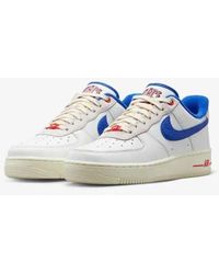 Nike - Air Force 1 '07 Dr0148-100 Blue Leather Shoes Size Us 9 Luv82 - Lyst