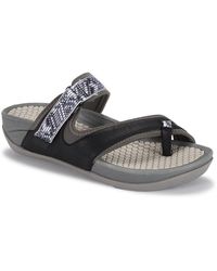 BareTraps - Deserae Faux Leather Slip On Sport Sandals - Lyst