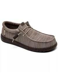 HEYDUDE - Wally Stretch Sox Slip-On Casual Moccasin Sneakers - Lyst