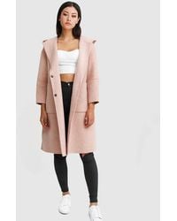 Belle & Bloom - Walk This Way Wool Blend Oversized Coat - Lyst