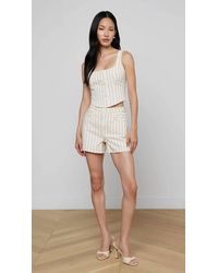 L'Agence - Saga Button Front Tank Top - Lyst