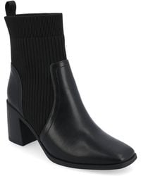 Journee Collection - Collection Tru Comfort Foam Wide Width Harlowe Booties - Lyst