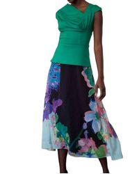 Eva Franco - Floral Midi Skirt - Lyst