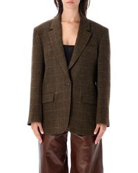 Rohe - Plaid Wool Blazer - Lyst