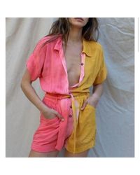 Jen's Pirate Booty - La Sept Button-Up Romper - Lyst