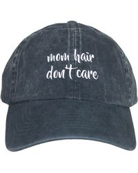 David & Young - Cotton Mom Hair Don'T Care Baseball Cap - Lyst