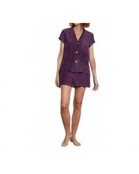 The Sleep Code - Washable Silk Short Pj Set - Lyst