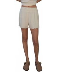 Things Between - Posey Ribbed Shorts - Lyst