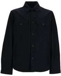 Woolrich - Snap-Front Shirt Jacket With Chest Pockets - Lyst