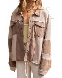Pol - French Terry Jacket - Lyst