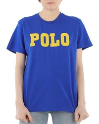 Polo Ralph Lauren - Embellished Logo Short-Sleeve Cotton T-Shirt - Lyst